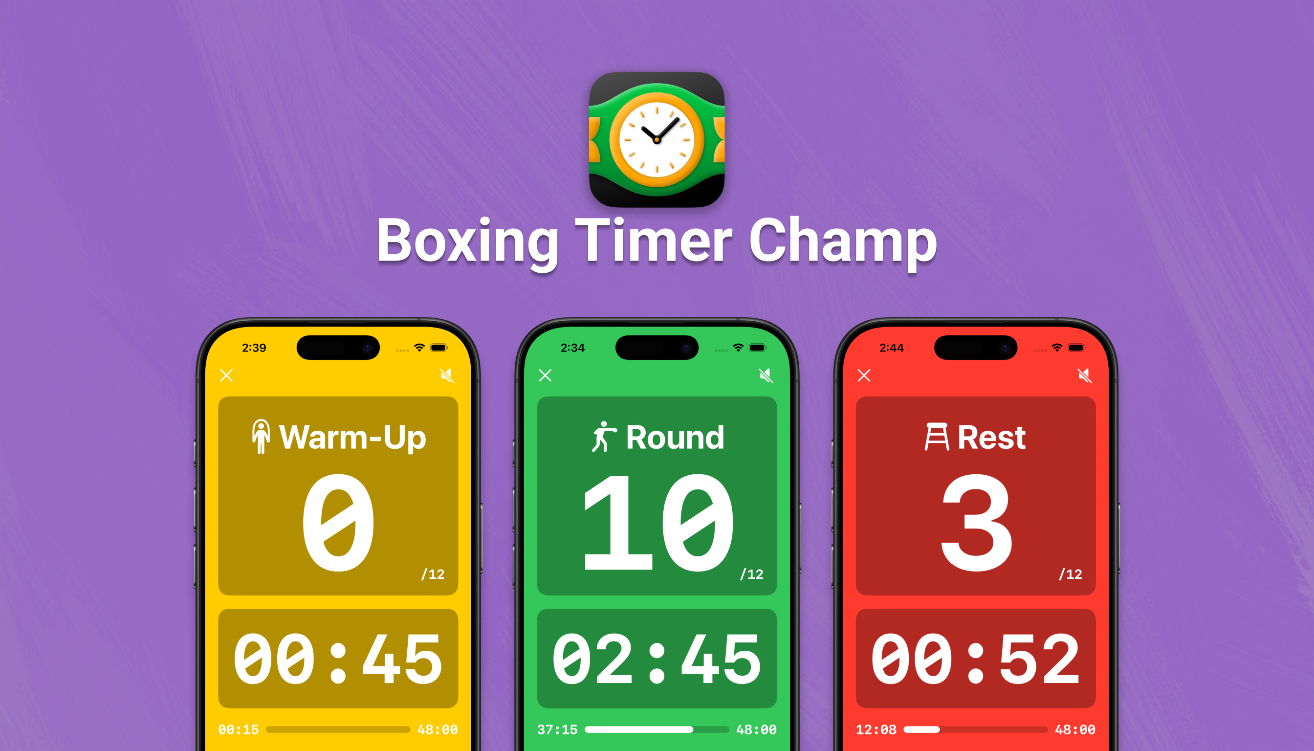Boxing Timer Champ App Launch